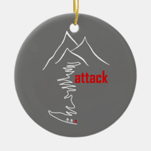 Cycling Climb, Angriff Keramik Ornament