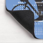 Cycling Design 2025 Calendar Mouse Pad Mousepad (Ecke)