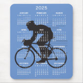 Cycling Design 2025 Calendar Mouse Pad Mousepad (Vorne)