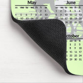 Cycling Design 2025 Calendar Mouse Pad Mousepad (Ecke)