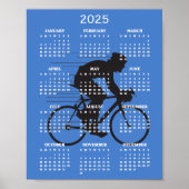 Cycling Design 2025 Calendar Poster (Vorne)