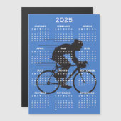 Cycling Design 2025 Kalender Magnetkarte (Vorne/Hinten)