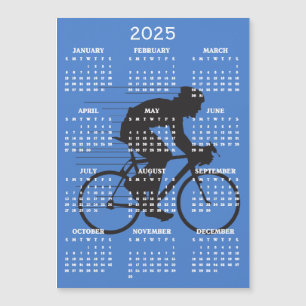 Cycling Design 2025 Kalender Magnetkarte