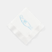 Cycling Design Napkin Serviette (Ecke)