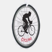 Cycling Design Paper Ornament Card Karte (Rechts)