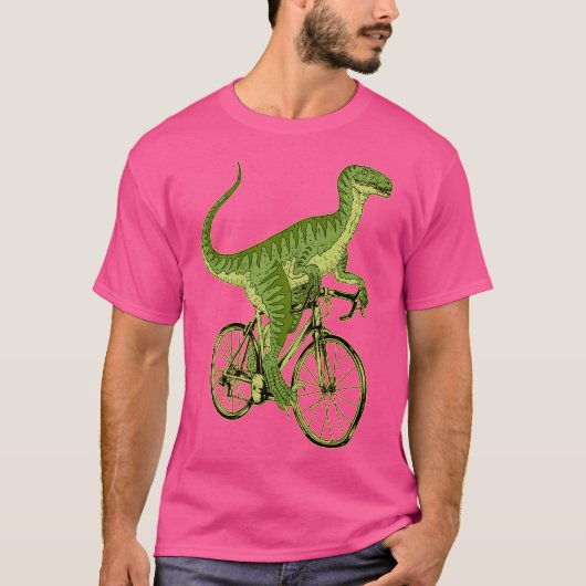 Cycling Dinosaur T-Shirt (Vorderseite)