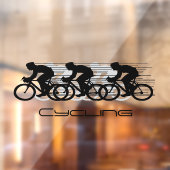 Cycling-Entwurfsfensterklammer Fensteraufkleber (Blatt 2)