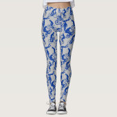 Cycling Freestyles Pattern.w x4 LGrey BG Leggings (Vorderseite)