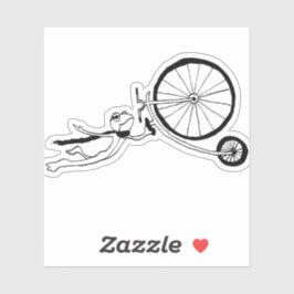Cycling Frog Aufkleber