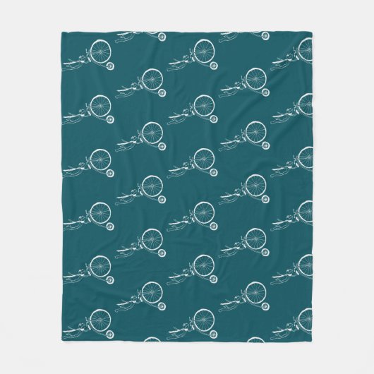 Cycling Frog Fleecedecke (Vorderseite)