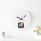 Cycling Ghost Große Wanduhr (Zuhause)