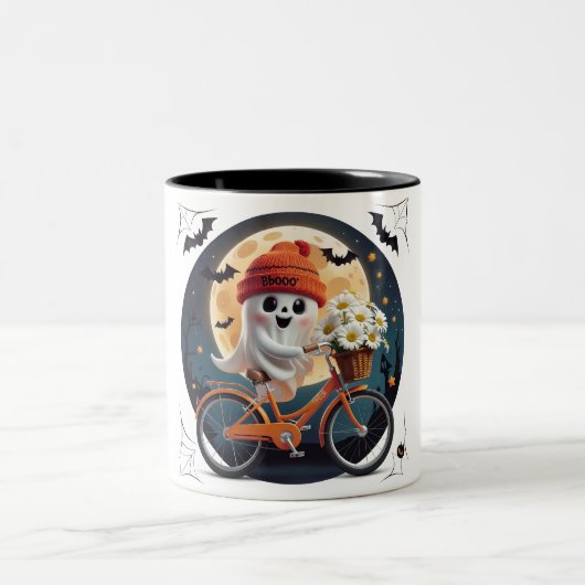 Cycling Ghost Zweifarbige Tasse (Mittel)
