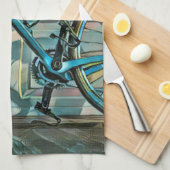 Cycling gifts for dad geschirrtuch (Viertel Falte)