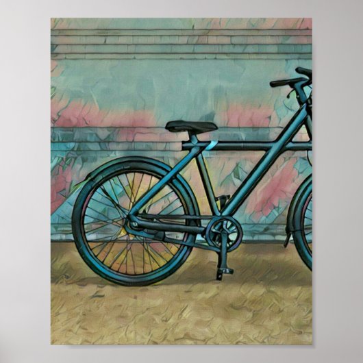 Cycling gifts for dad poster (Vorne)