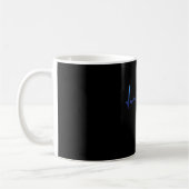 Cycling Heartbeat Cyclist Cycle Gift Kaffeetasse (Links)
