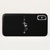 Cycling Heartbeat Racing Bicycle Mountain Bike Case-Mate iPhone Hülle (Rückseite (Horizontal))