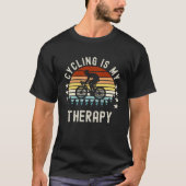 Cycling is my Tehraphy T-Shirt (Vorderseite)