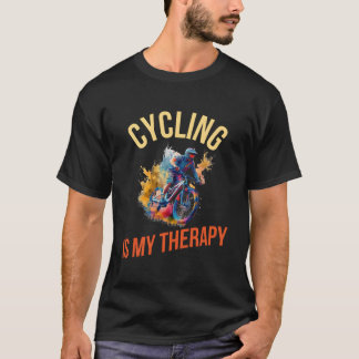 Cycling Is My Therapy T-Shirt
