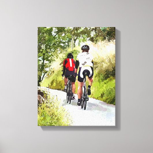 CYCLING LEINWANDDRUCK (Vorderseite)