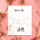 Cycling Life, free as a bird customizable Postkarte