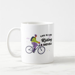 Cycling Life Graphic Design Kaffeetasse