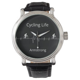 Cycling Life, Heartbeat anpassbar Armbanduhr