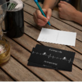 Cycling Life, Heartbeat anpassbar Feiertagspostkarte