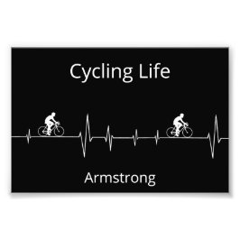 Cycling Life, Heartbeat anpassbar Fotodruck