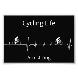Cycling Life, Heartbeat anpassbar Fotodruck