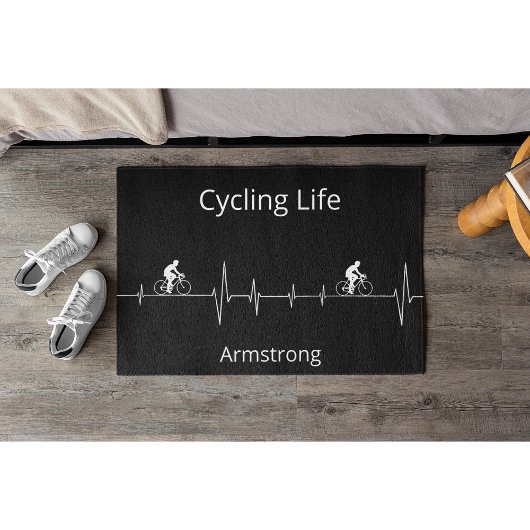 Cycling Life, Heartbeat anpassbar Fußmatte