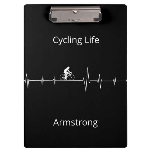 Cycling Life, Heartbeat anpassbar Klemmbrett (Vorderseite)