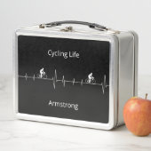 Cycling Life, Heartbeat anpassbar Metall Brotdose (Beispiel)
