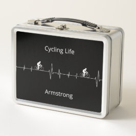 Cycling Life, Heartbeat anpassbar Metall Brotdose