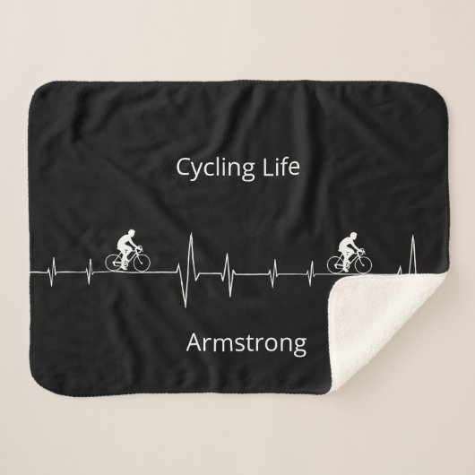Cycling Life, Heartbeat anpassbar Sherpadecke (Vorderseite (Horizontal))
