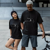 Cycling Life, Heartbeat anpassbar T-Shirt