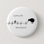 Cycling Life, Neuseeland anpassbar Button (Vorderseite)