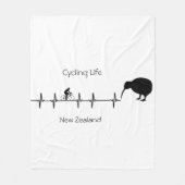 Cycling Life, Neuseeland anpassbar Fleecedecke (Vorderseite)