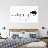 Cycling Life, Neuseeland anpassbar Leinwanddruck (Insitu (Schlafzimmer))
