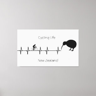 Cycling Life, Neuseeland anpassbar Leinwanddruck
