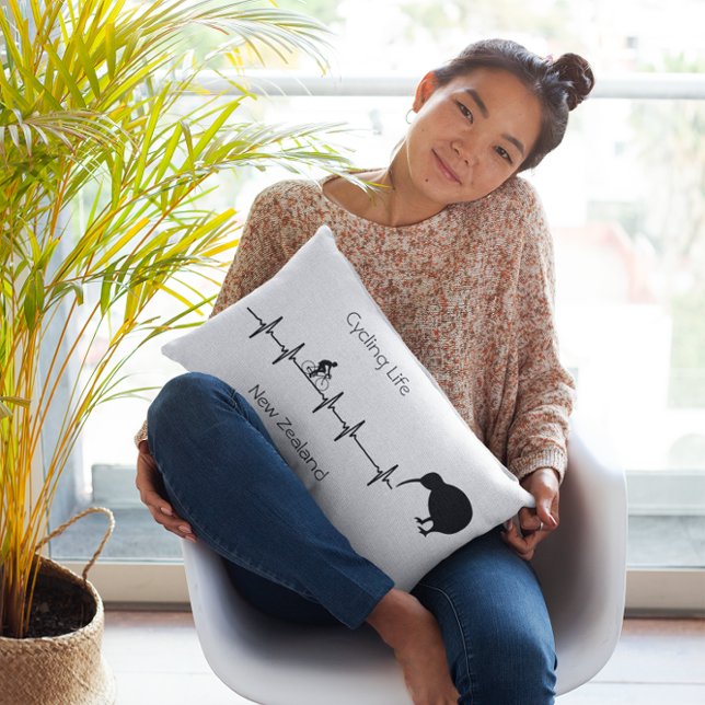 Cycling Life, Neuseeland anpassbar Lendenkissen (Von Creator hochgeladen)