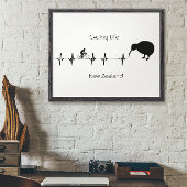 Cycling Life, Neuseeland anpassbar Poster