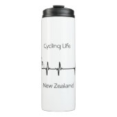 Cycling Life, Neuseeland anpassbar Thermosbecher (Vorderseite)