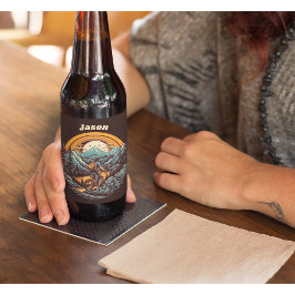 Cycling Life, Retro anpassbar Bierflaschenetikett