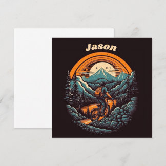 Cycling Life, Retro anpassbar Einladung