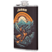 Cycling Life, Retro anpassbar Flachmann (Links)