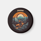 Cycling Life, Retro anpassbar Magnet (Vorne)