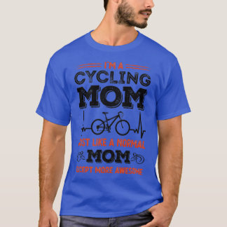 Cycling Mama Heartbeat Phantastisch Cycle Gift T-Shirt