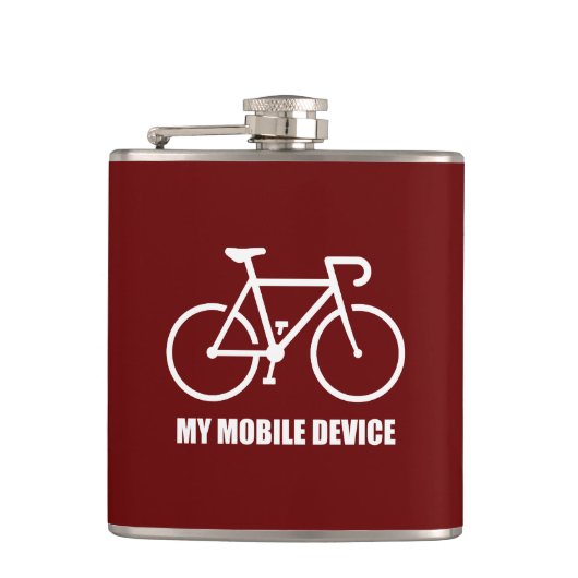 Cycling, mein mobiles Gerät Flachmann (Vorderseite)