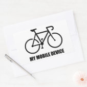 Cycling, mein mobiles Gerät Rechteckiger Aufkleber (Umschlag)
