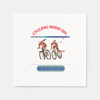 Cycling Mode ON: Reality Paused | Funny Cyclist Gr Serviette